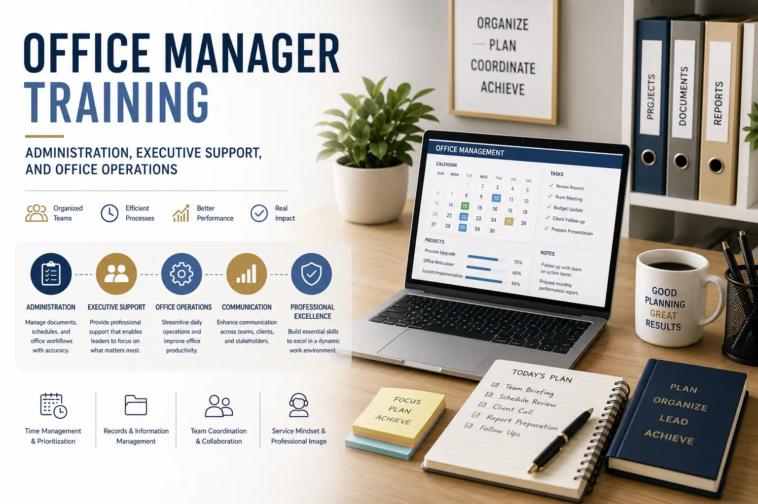Office Manager Training: Administration, Executive Support, and Office Operations