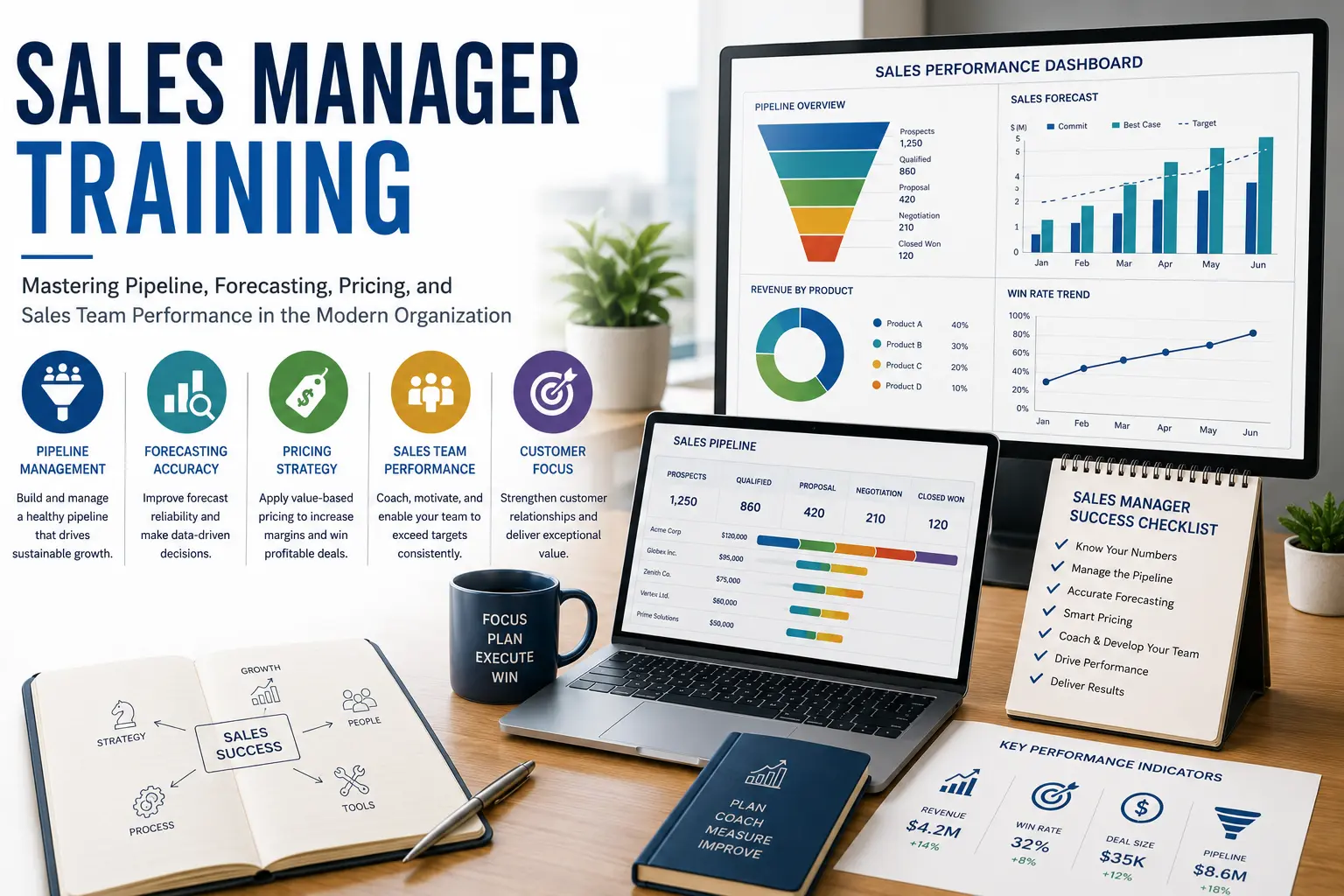 Sales Manager Training: Pipeline, Forecasting, and Team Performance
