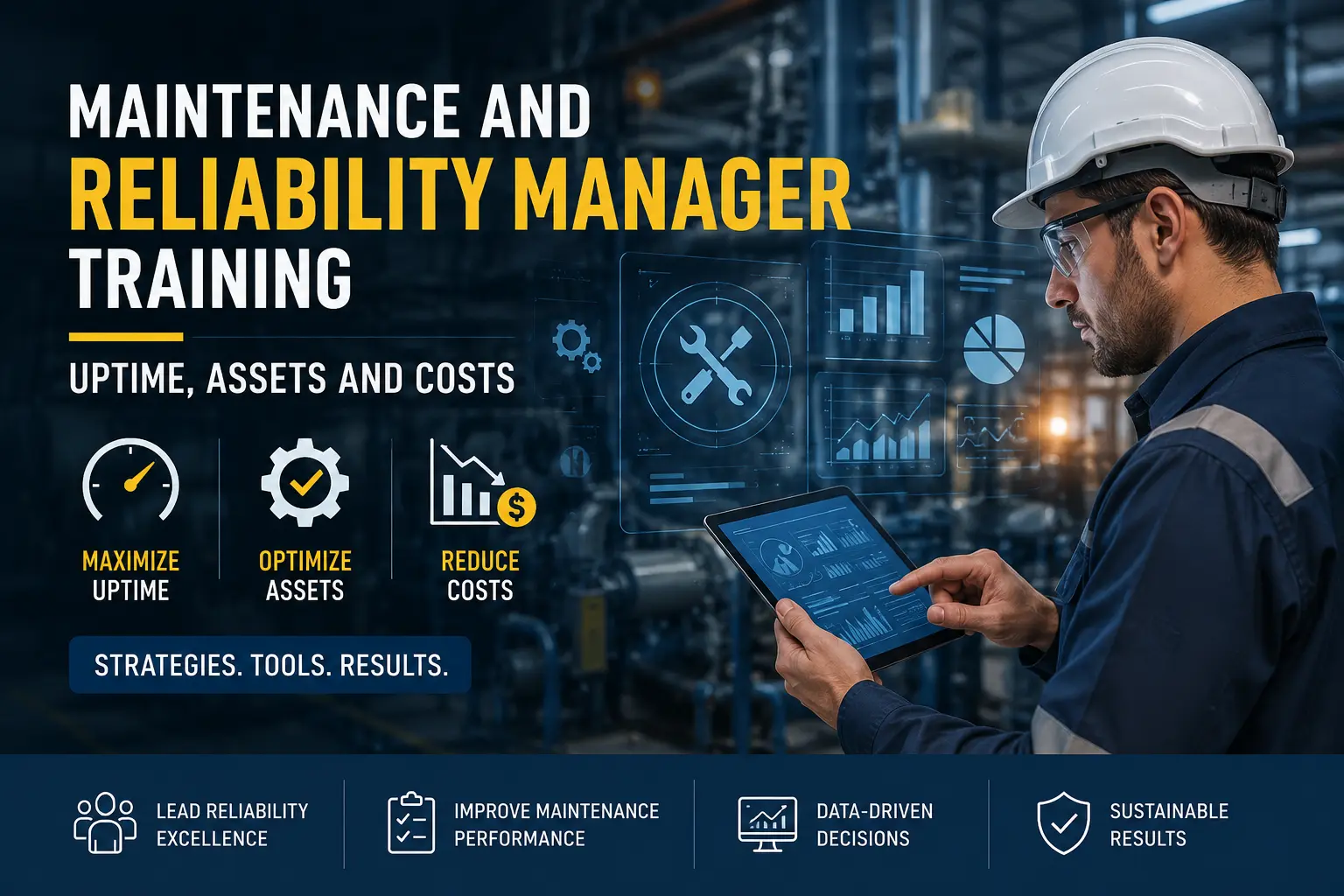 Maintenance and Reliability Manager Training: Uptime, Assets, and Costs