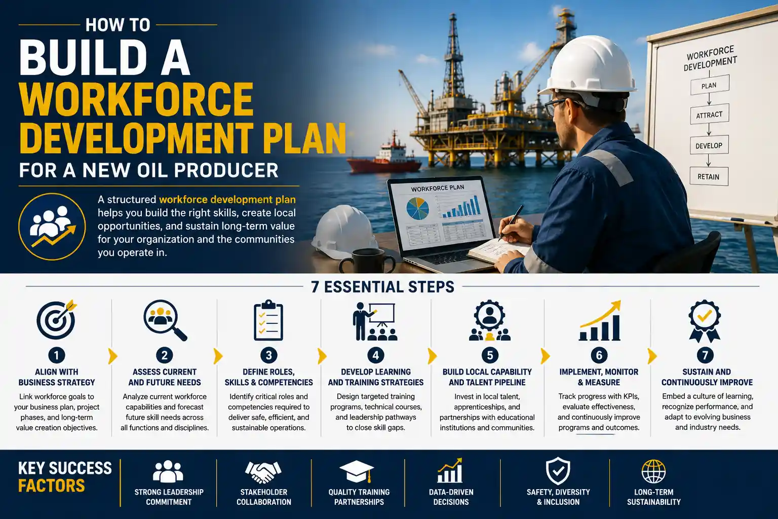 How to Build a Workforce Development Plan for a New Oil Producer