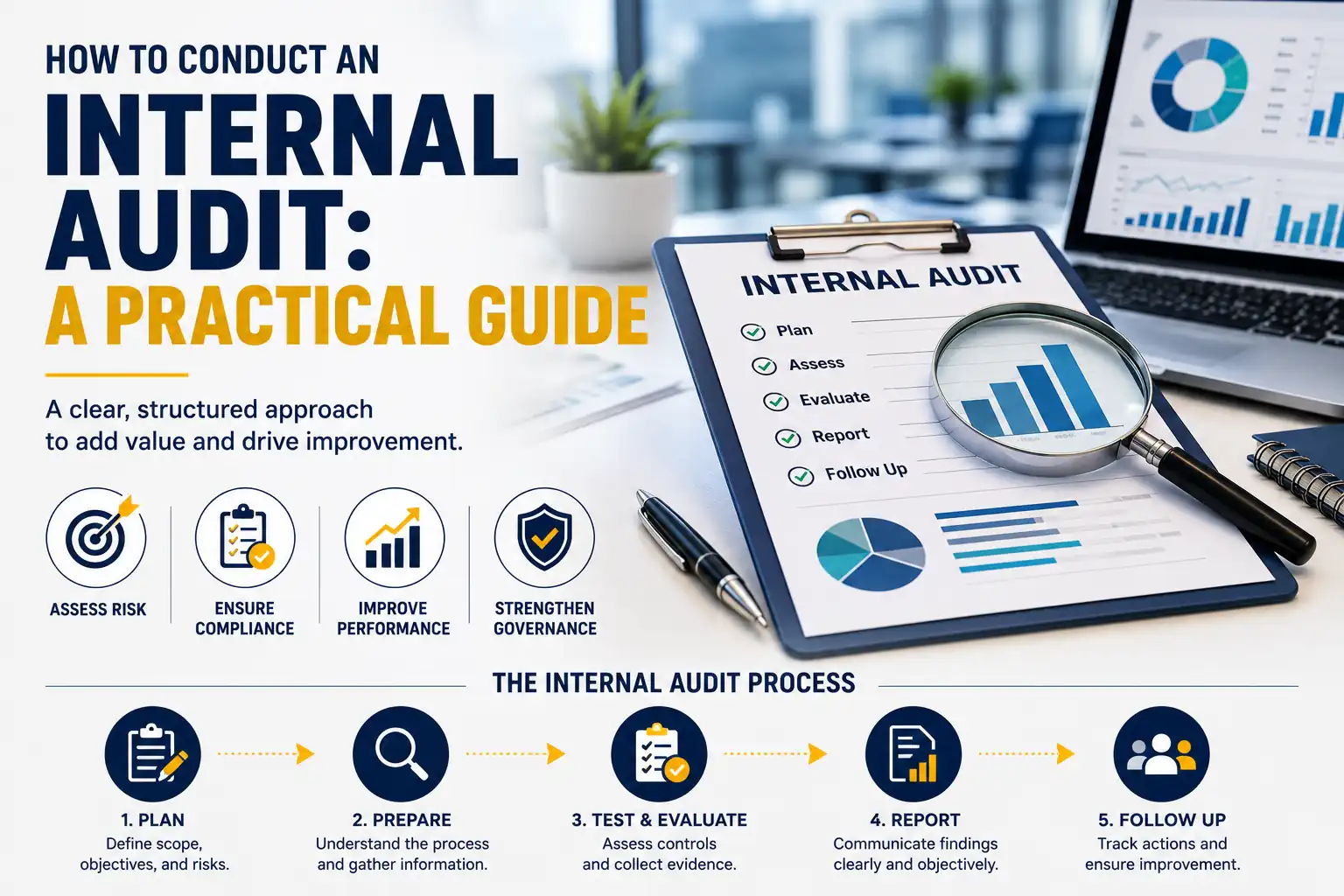 How to Conduct an Internal Audit: Planning, Fieldwork, and Reporting