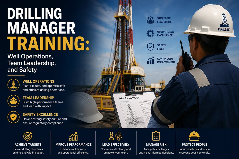 Drilling Manager Training: Well Operations, Team Leadership, and Safety