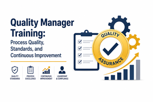 Quality Manager Training: Process Quality, Standards, and Continuous Improvement