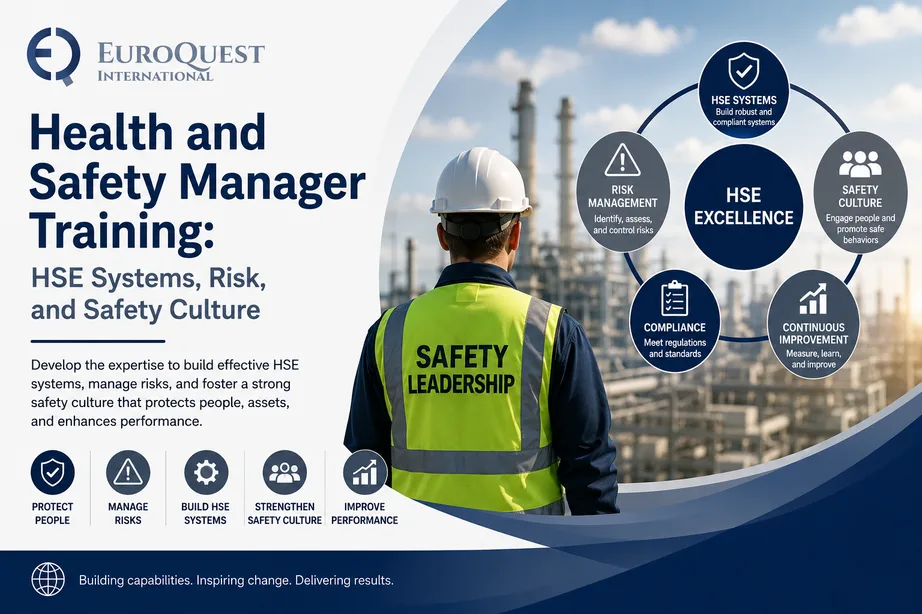 Health and Safety Manager Training: HSE Systems, Risk, and Safety Culture